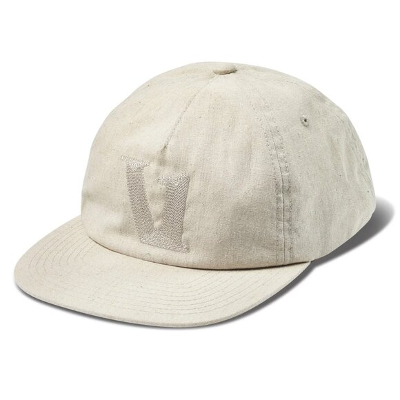 NEW Vuori V1 Embroidery Hat Natural Snapback Dad Hat Unisex Natural Hemp Organic - Picture 1 of 15